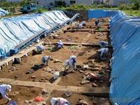 発掘調査のようす