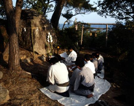 大町の夫婦石まつり