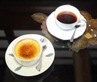 おすすめのクリームブリュレと二三味コーヒーの写真